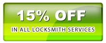 15% to all locksmith services